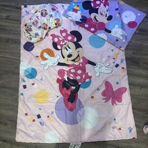Toddler SZ- Disney Minnie Mouse Pink Bedding Set